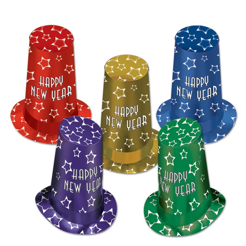 New Year Super Hi-Hats (10 per Case)