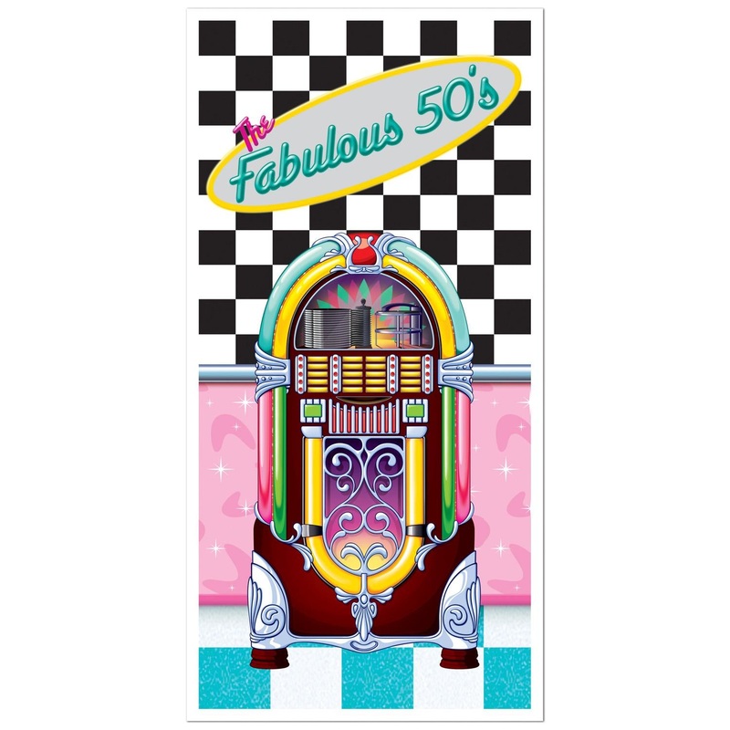 The Fabulous 50's Party Door Cover