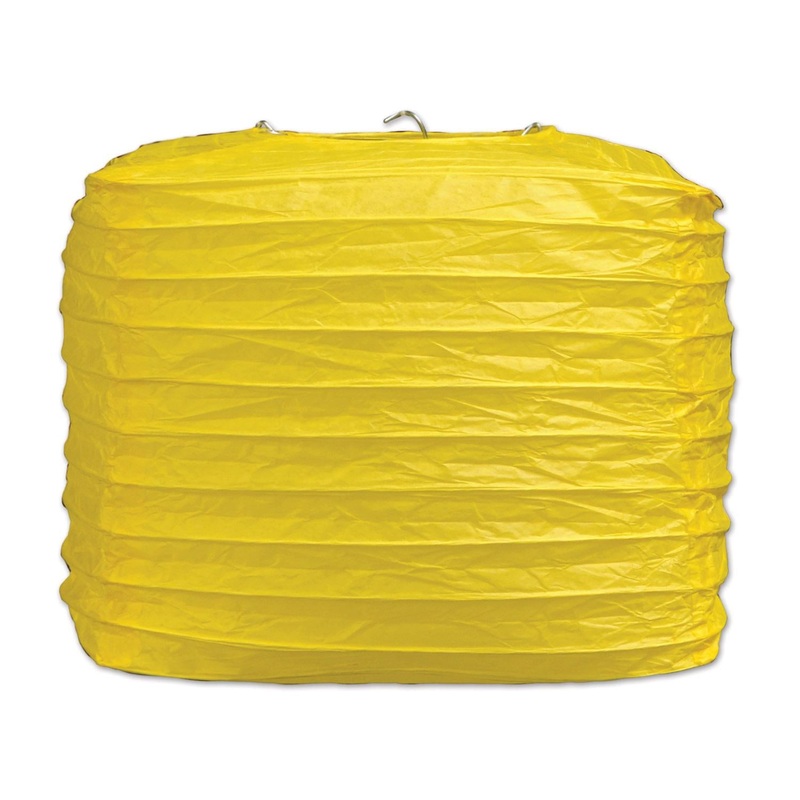 Yellow Party Square Paper Lanterns (2 per Package)
