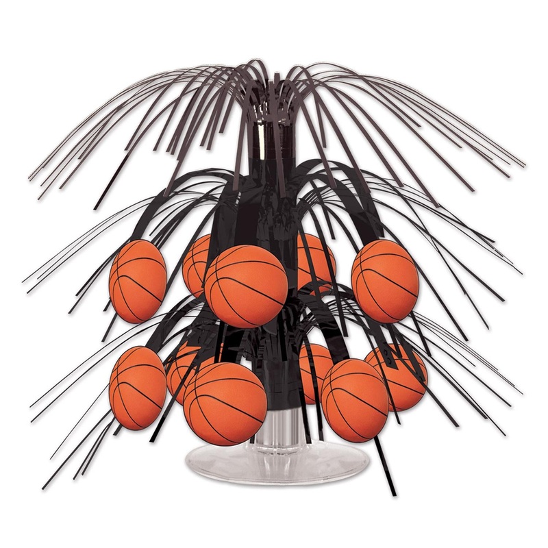 Basketball Mini Party Cascade Centerpiece