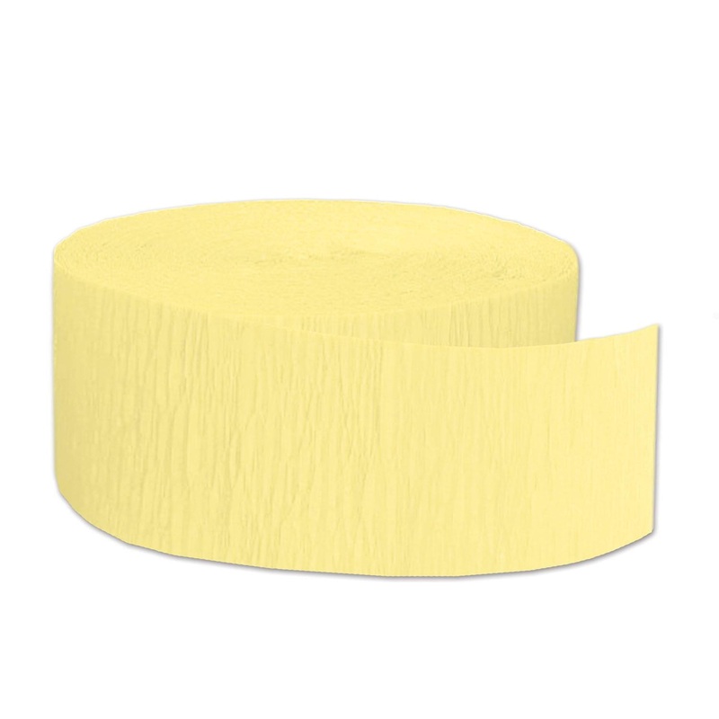 FR Party Festive Crepe Streamer - yellow