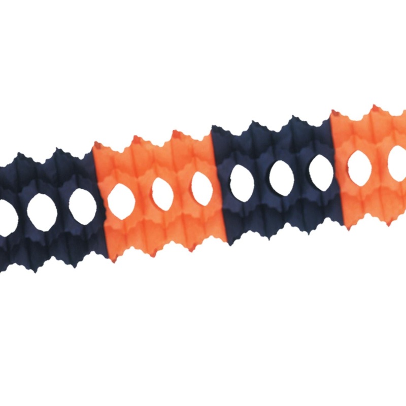 Halloween Packaged Arcade Garland - orange & black