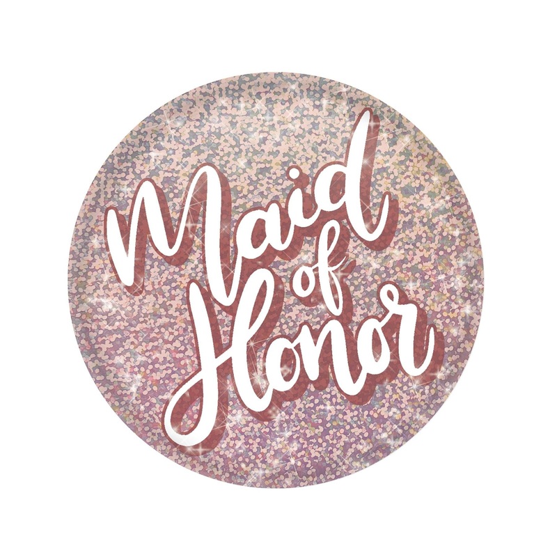 Maid Of Honor Button (6 Per Case)