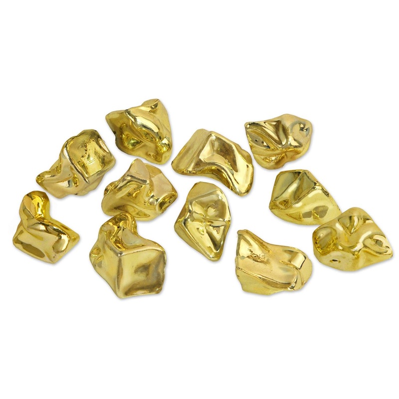 Plastic Gold Nuggets (1.06 Oz per Package)