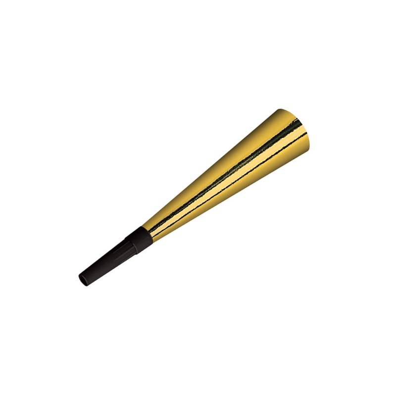 Sparkling Gold New Years Party Horns (100 per Case)