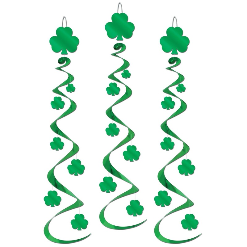 St. Patrick's Day Shamrock Whirls (3 per Package)