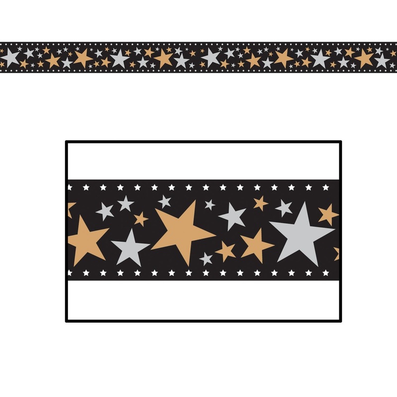 Star Filmstrip Poly Decorating Material 25 ft Roll