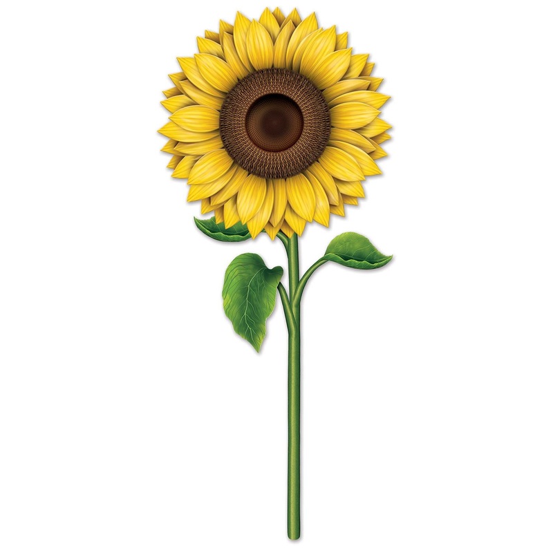Sunflower Party Cutout
