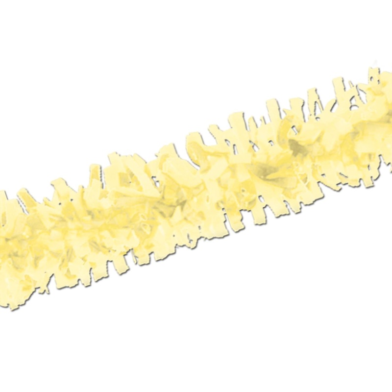 Tissue Party Festooning - yellow