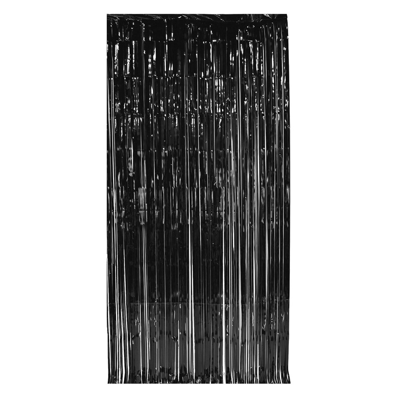 1-Ply Party Gleam 'N Curtain - black