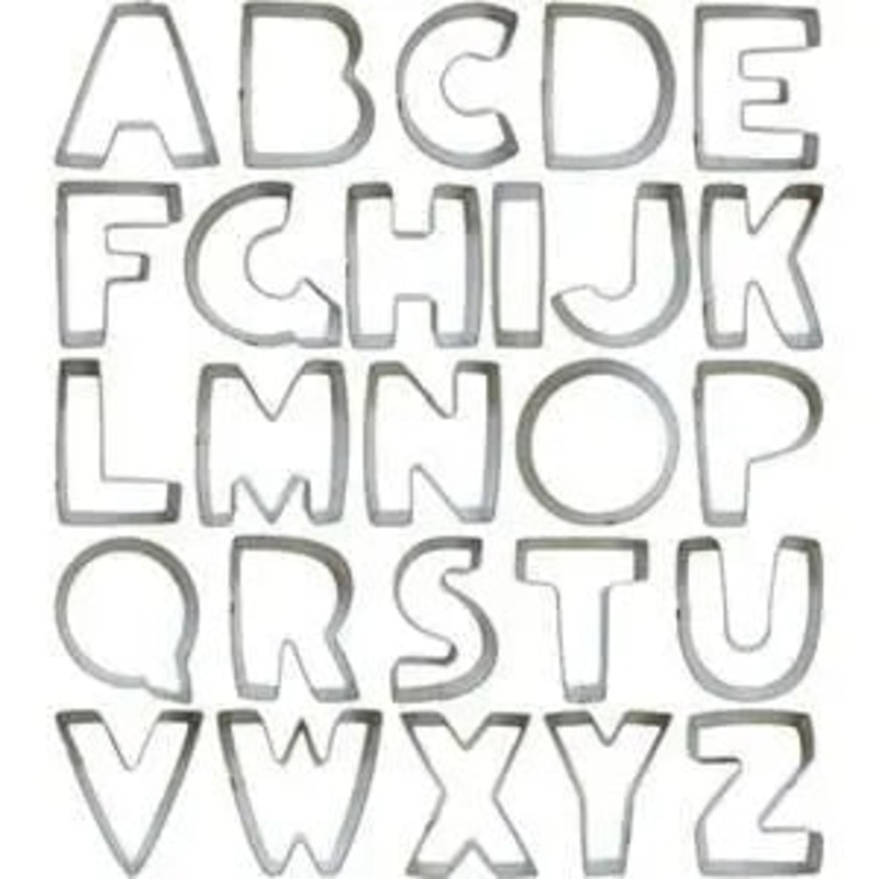 Alphabet Cookie Cutter CLEARANCE