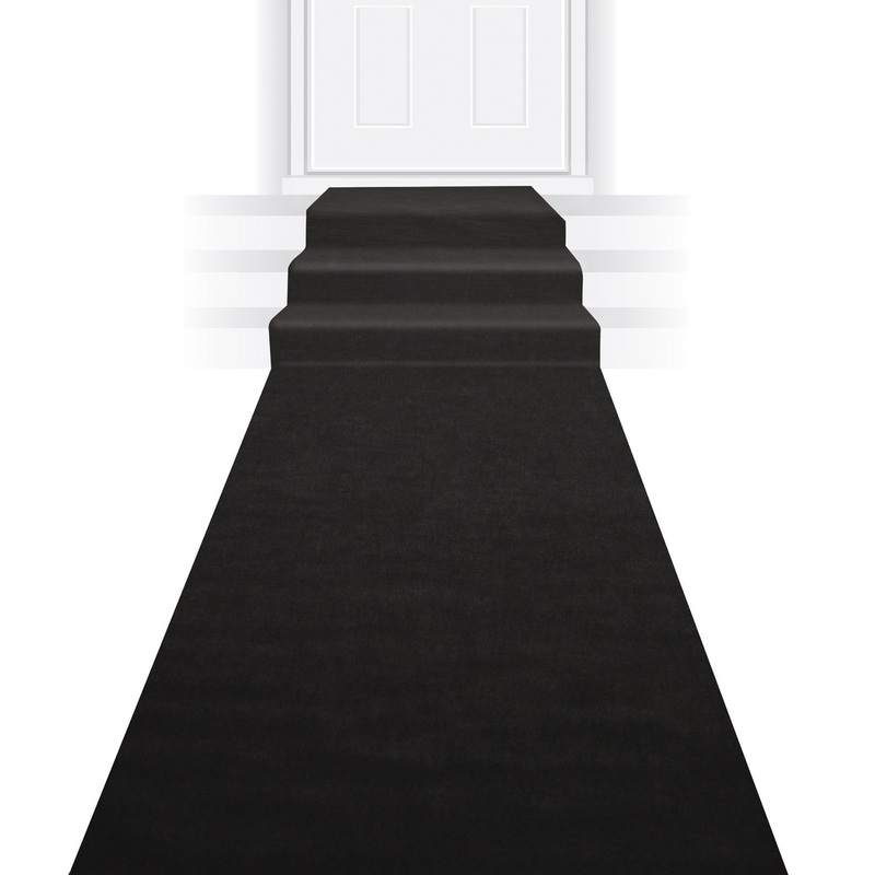 Black Party Carpet Runner