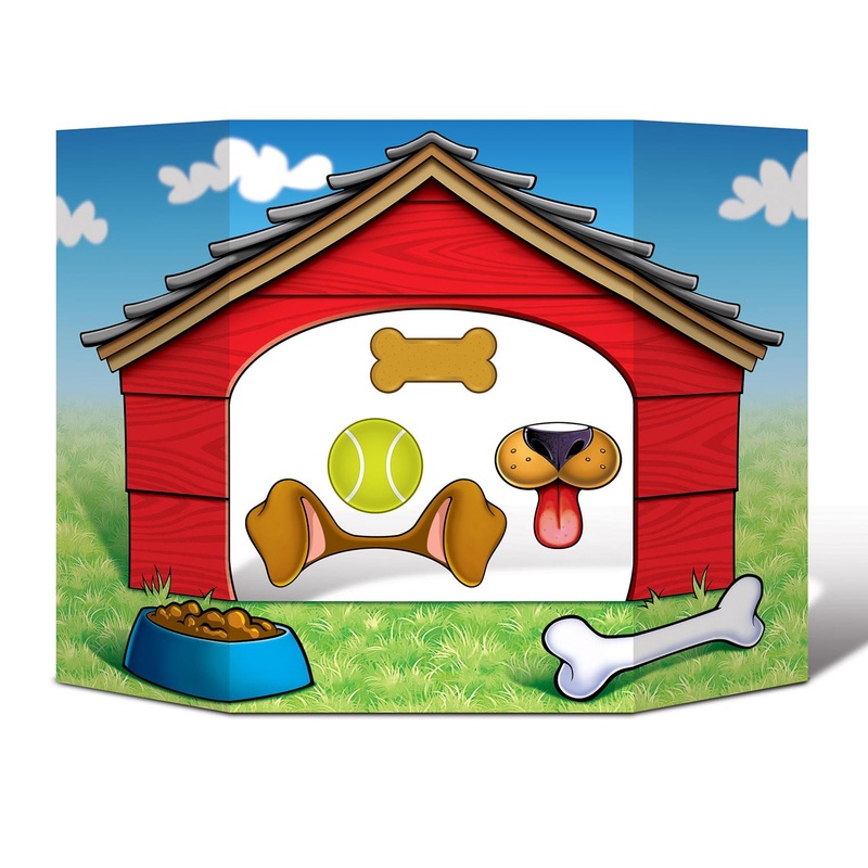 Dog House Party Photo Prop