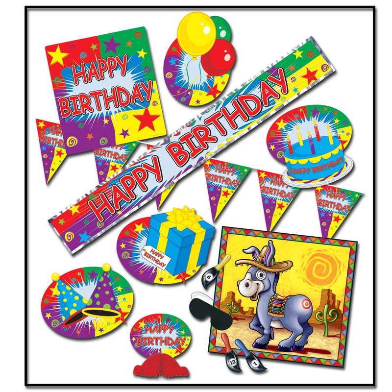 Happy Birthday Party Kit (9 per Package)