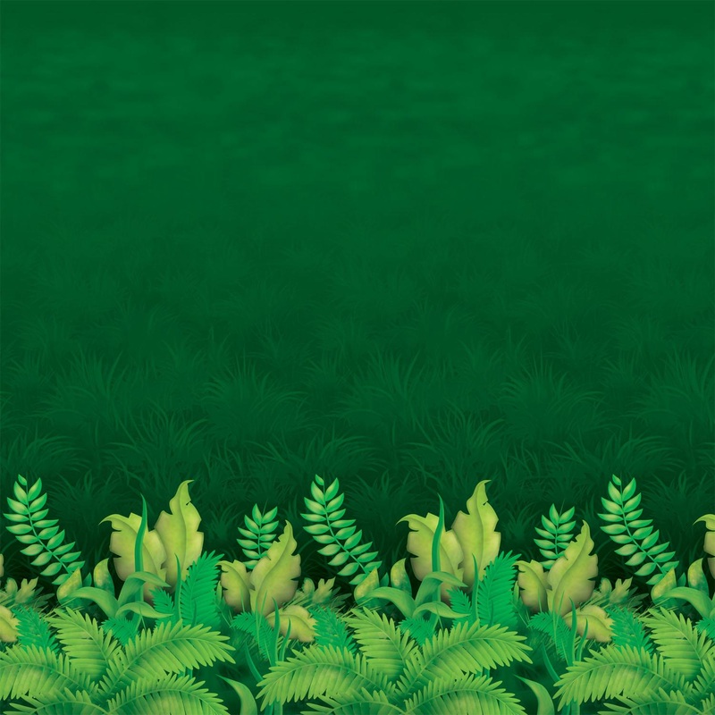 Jungle Foliage Party Backdrop