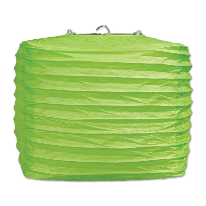 Light Green Party Square Paper Lanterns (2 per Package)