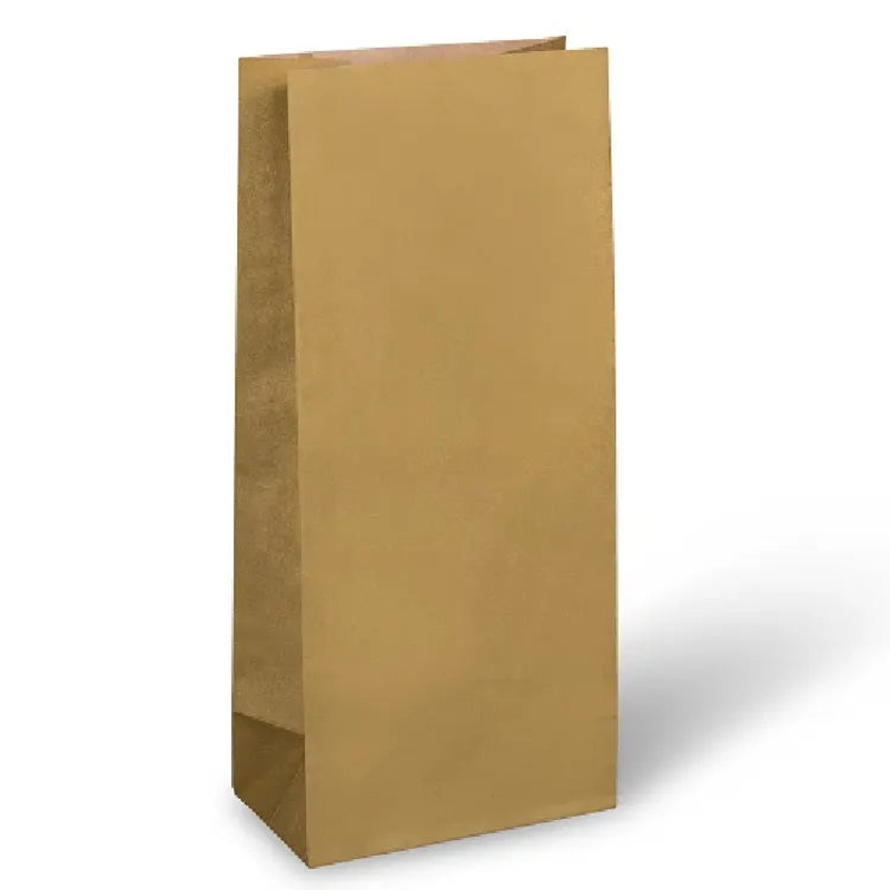 Metallic Gold Paper Party Bag 22cm x 10cm - Individual