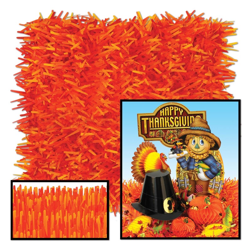 Packaged Fringed Tissue Party Mats - golden-yellow - orange - red (2 per Package)
