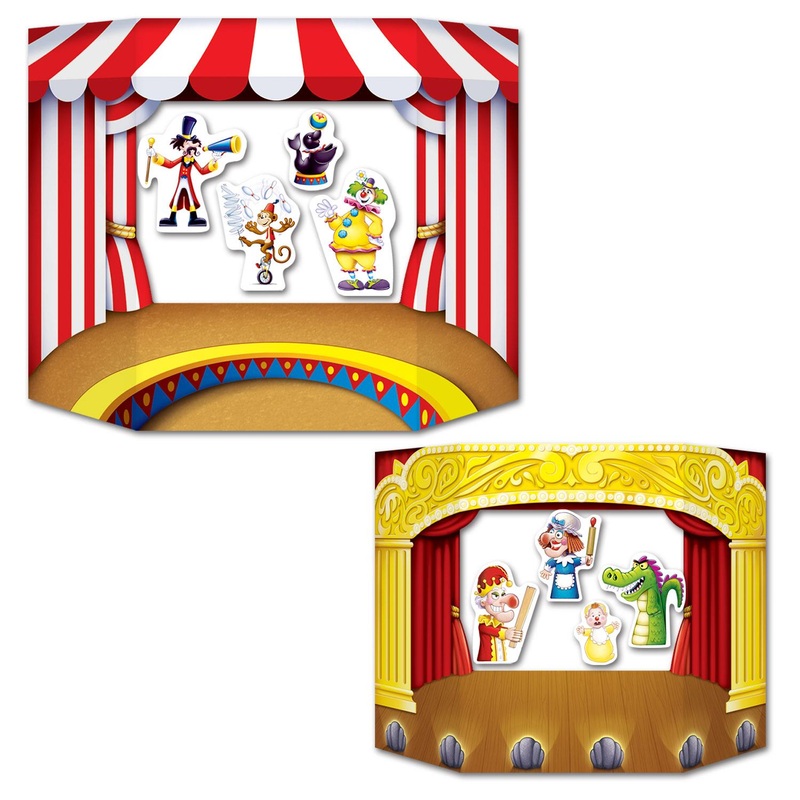 Puppet Show Theater Photo Prop