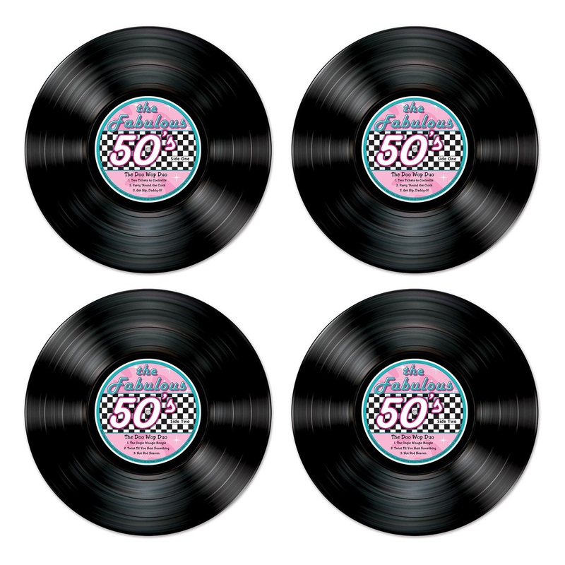 Record Party Cutouts (4 per Package)