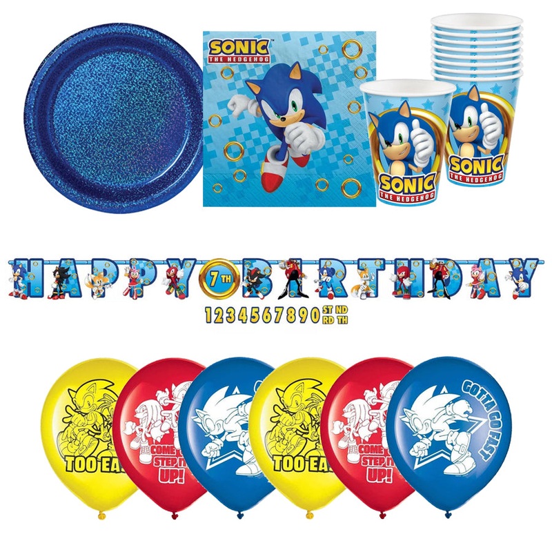 Sonic the Hedgehog Party Essentials for 8