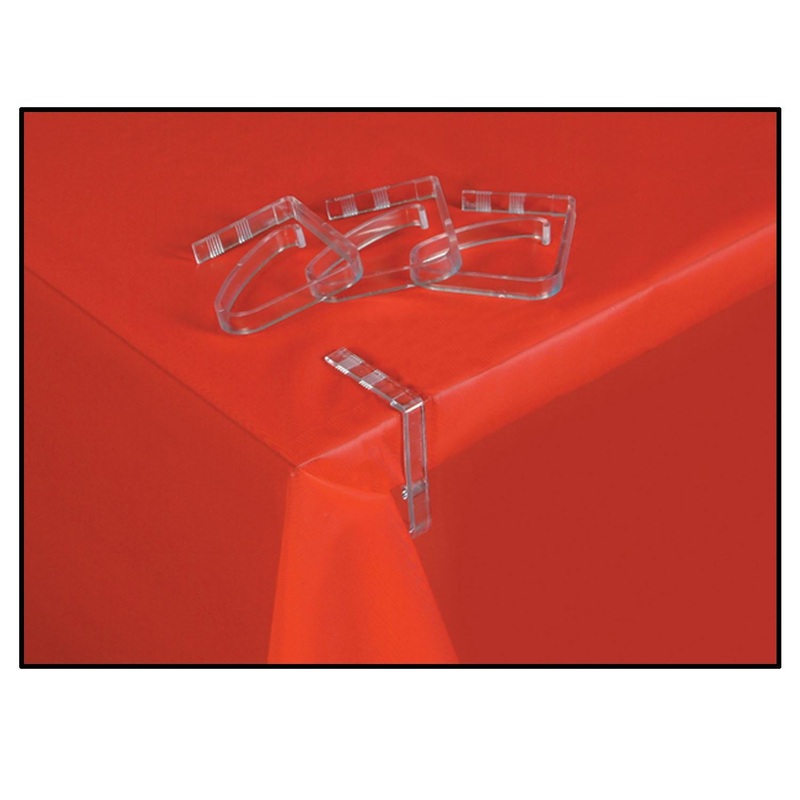 Sure-Hold Party Tablecover Clips (4 per Package)