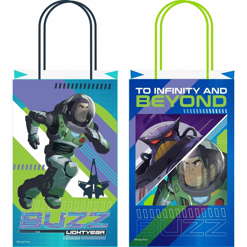 Toy Story Buzz Lightyear Paper Party Bags - 8 Pkt