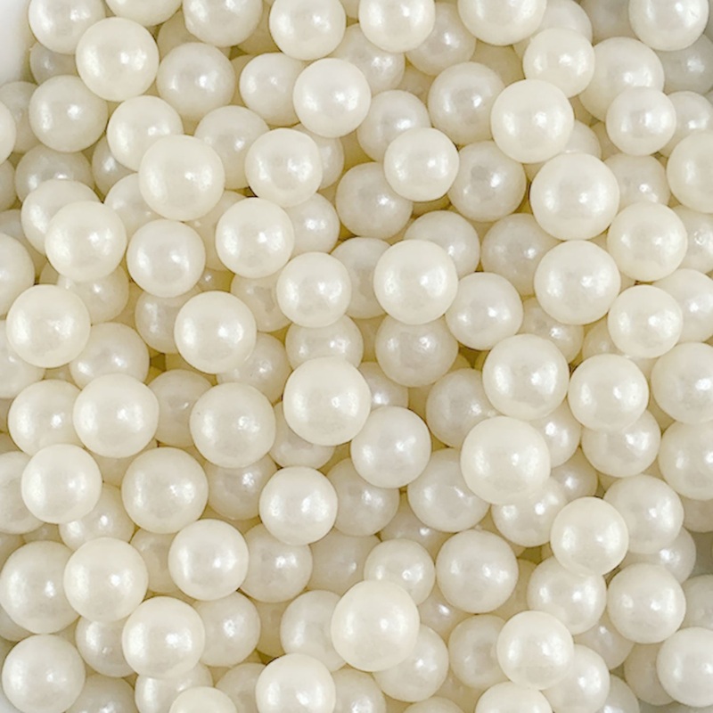 White Sugar Pearls 7mm - 80g