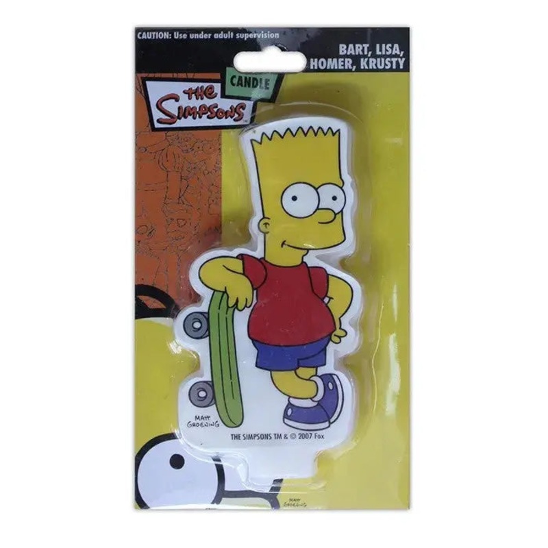 Bart Simpson Candle