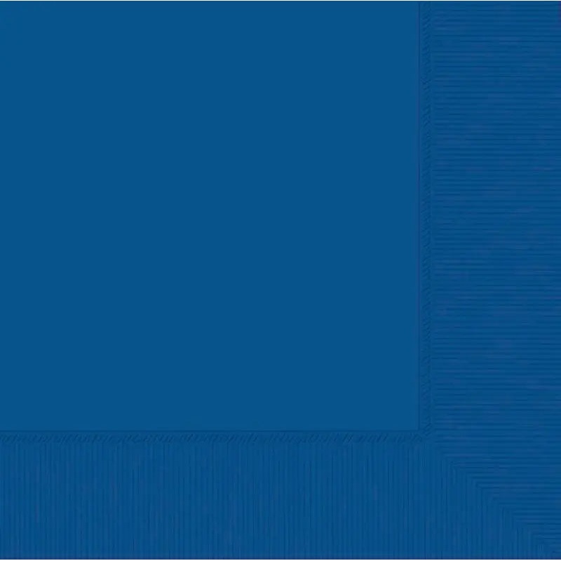 Bright Royal Blue Napkins - Lunch 20 Pkt