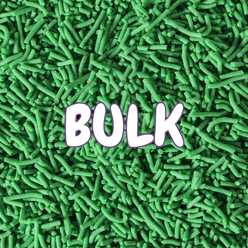 BULK Dark Green Jimmies Sprinkles - 1kg