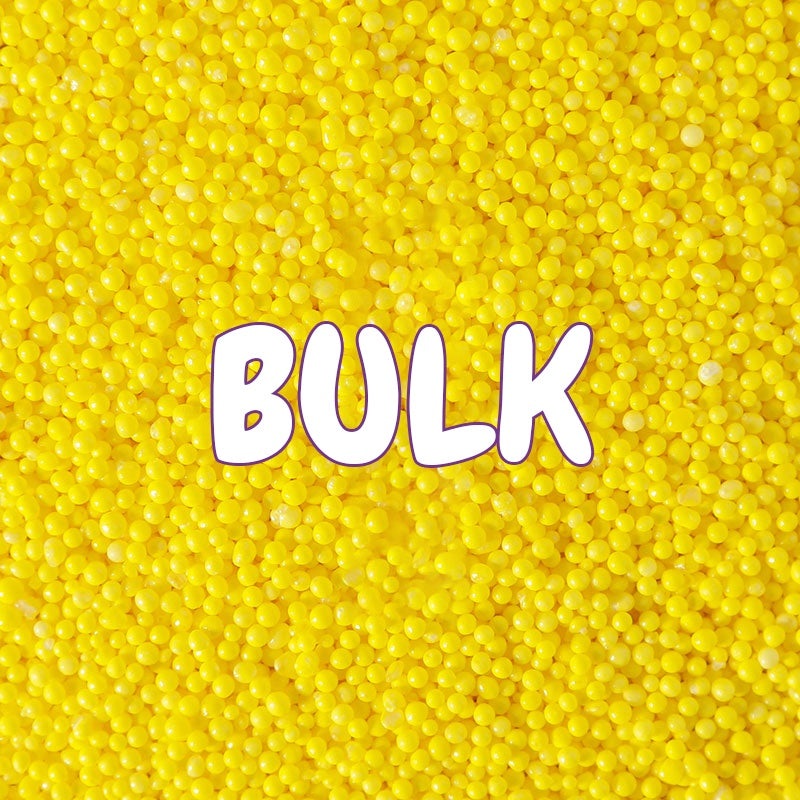 BULK Yellow Nonpareils Sprinkles - 1kg