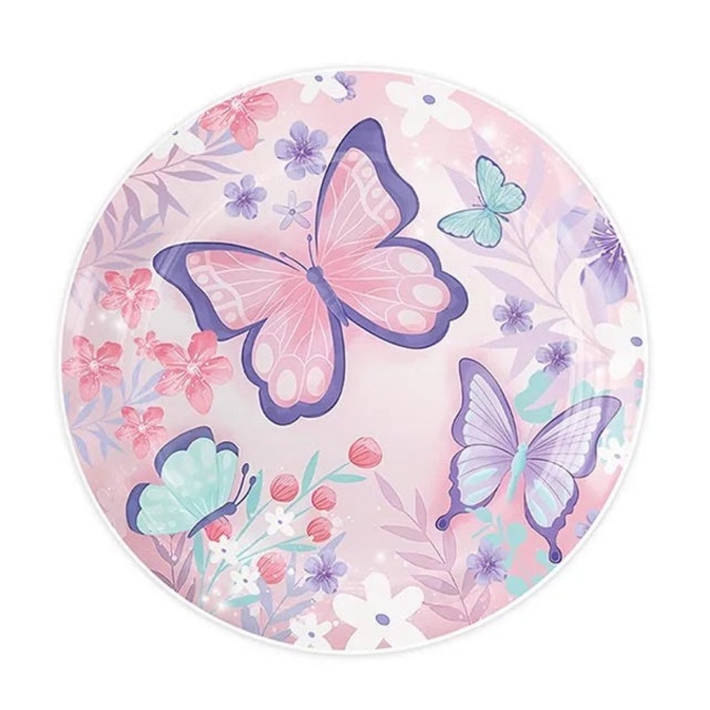 Butterfly Plates - Lunch 10 Pkt