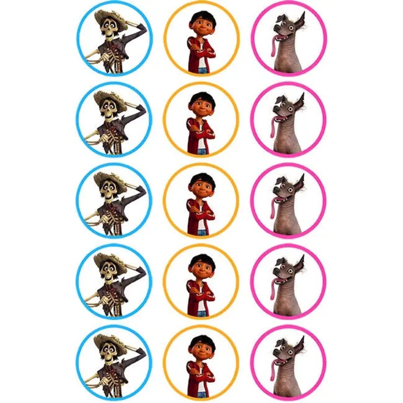 Coco Edible Cupcake Images