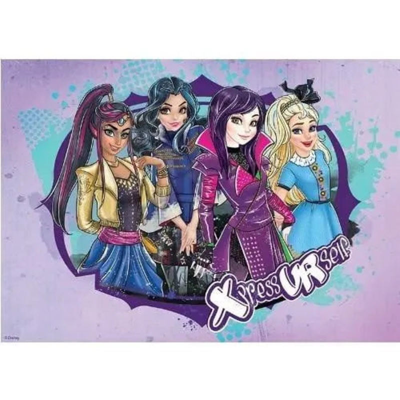 Descendants Edible Cake Image - A4 Size