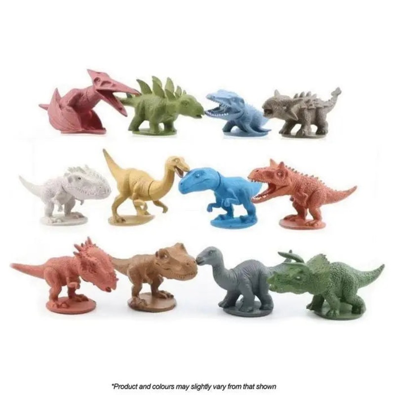 Dinosaur Figurine Cake Topper Set