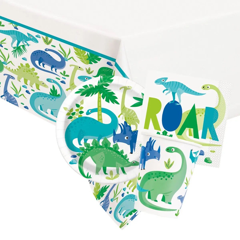 Dinosaur Party Pack for 8 - 25 Pc