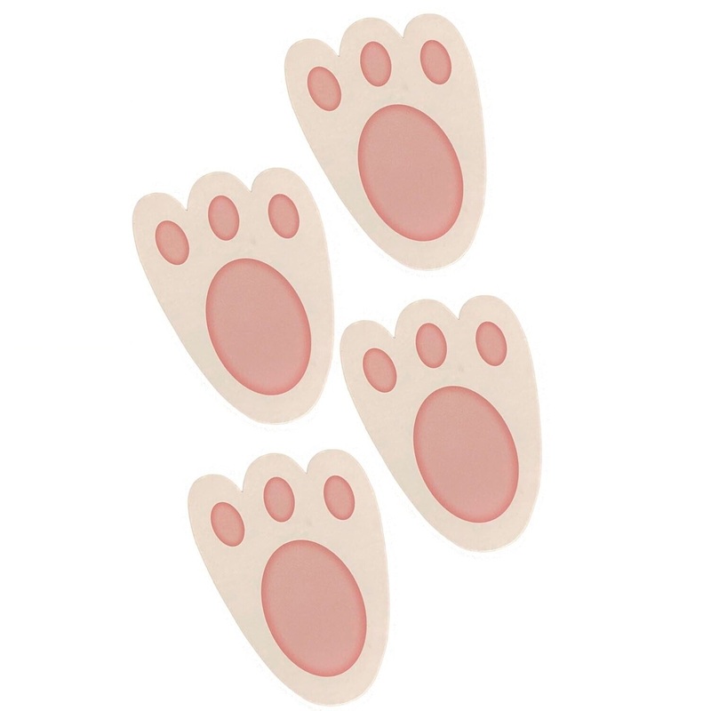 Easter Bunny Feet Cutouts - 30 Pkt