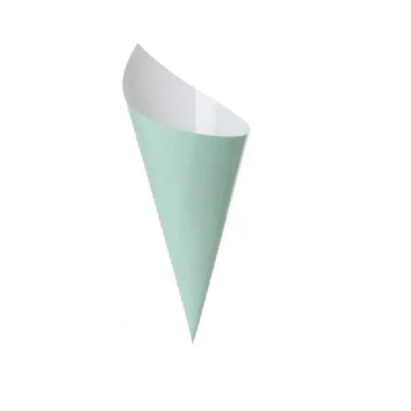 Five Star Mint Green Snack Cones