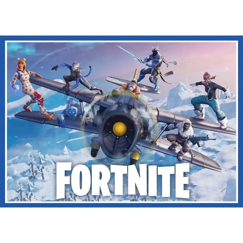 Fortnite Plane Edible Cake Image - A4 Size