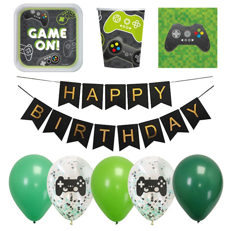 Gaming Party Essentials for 8 - 38 Pc - SAVE 10%