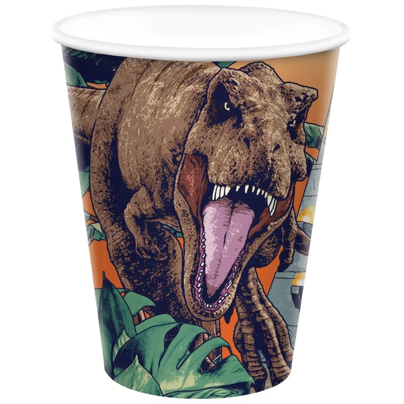 Jurassic Into the Wild Cups - 8 Pkt