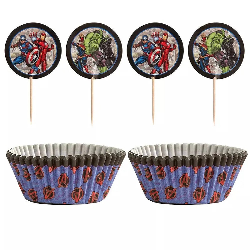 Marvel Avengers Powers Unite Cupcake Kit
