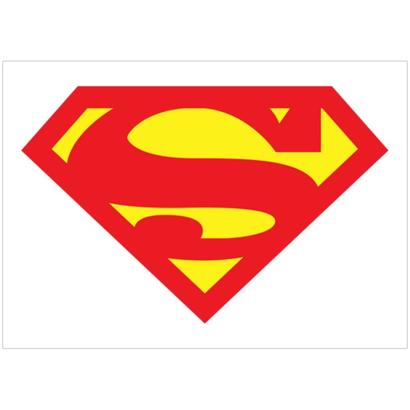 Superman Logo A5 Edible Icon