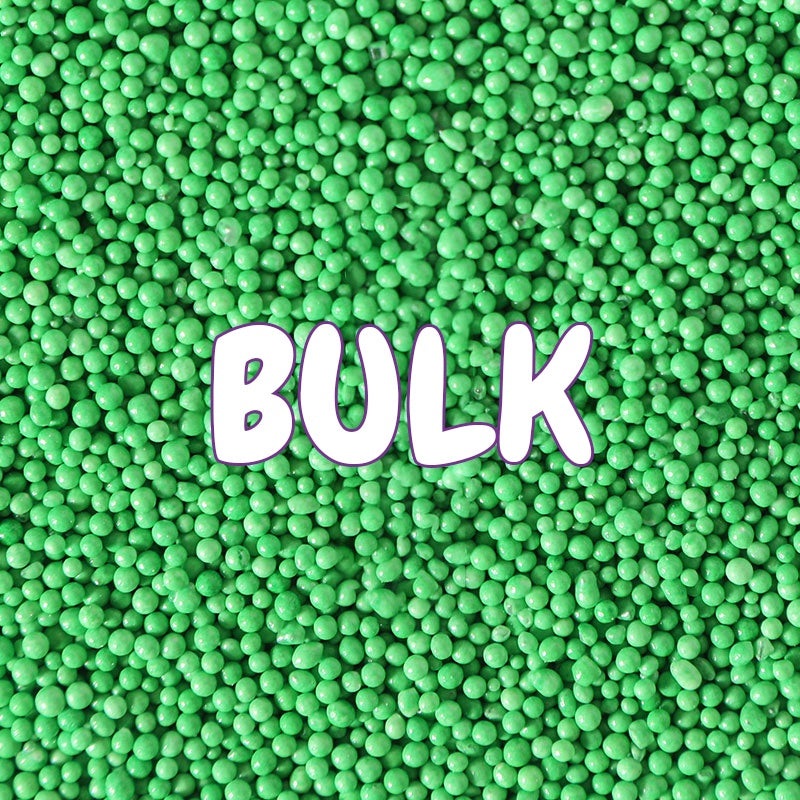 BULK Green Nonpareils  - 1kg