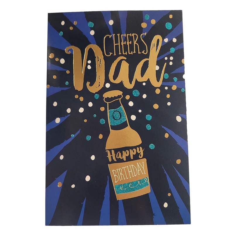 Cheers Dad Birthday Card