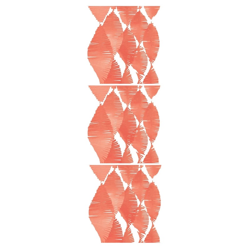 Coral Fringe Garland Backdrop Pack