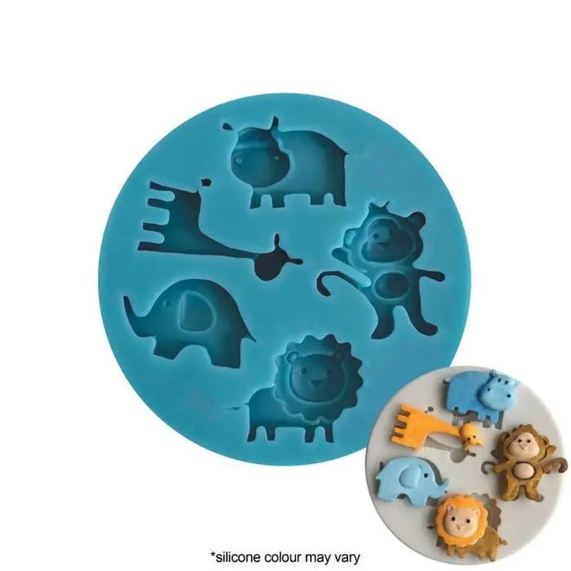 Cute Safari Animals Silicone Mould
