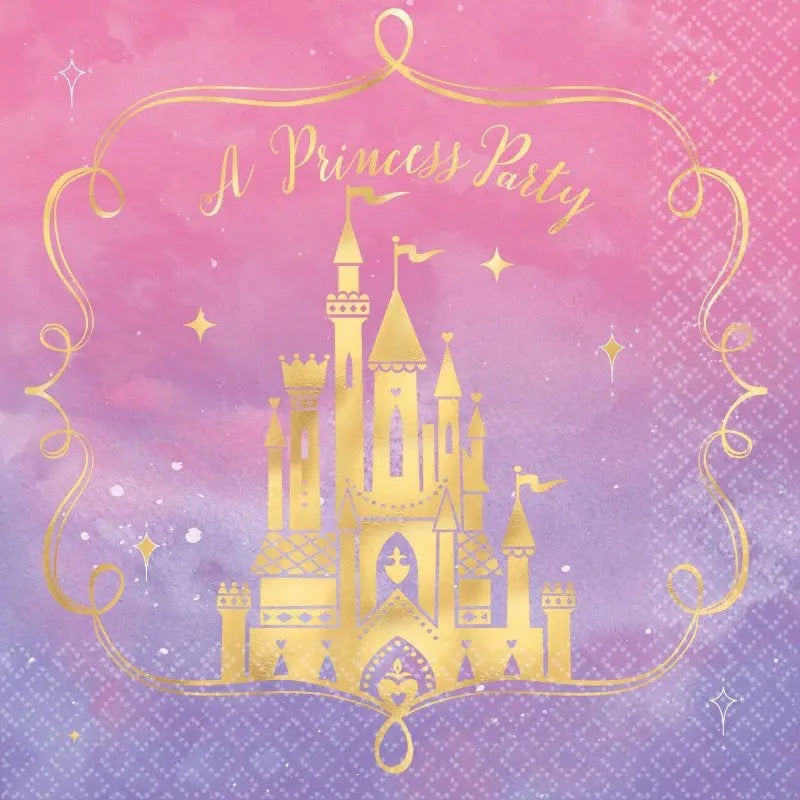 Disney Princess Once Upon A Time Napkins - Lunch 16 Pkt