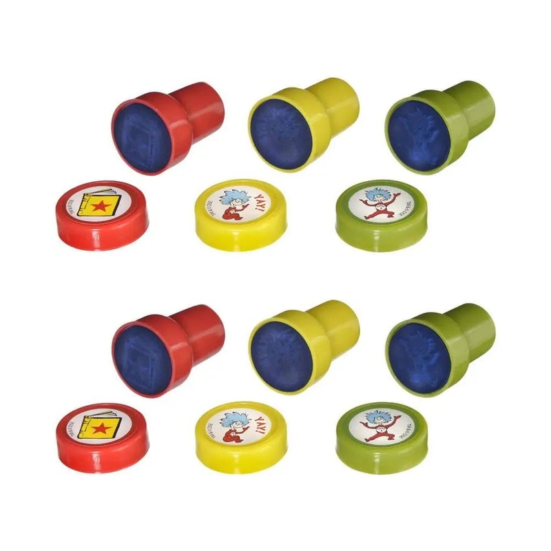 Dr Seuss Cat in the Hat Stamps - 6 Pkt